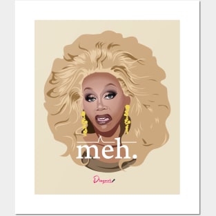 RuPaul Meh from Drag Race Posters and Art